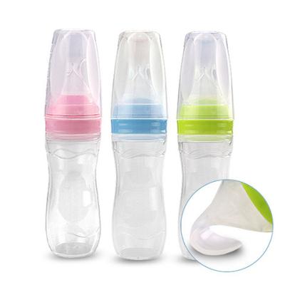 China High Quality Hot Selling BPA Free Silicone Food Grade Silicone Feeding Bottle High Quality Baby Feeding Bottle Baby Care Bottle for sale