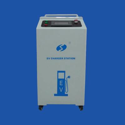 China Portable High Speed ​​Electric Car 50KW CHAdeMO , SAE Combo EV Charging Station for sale