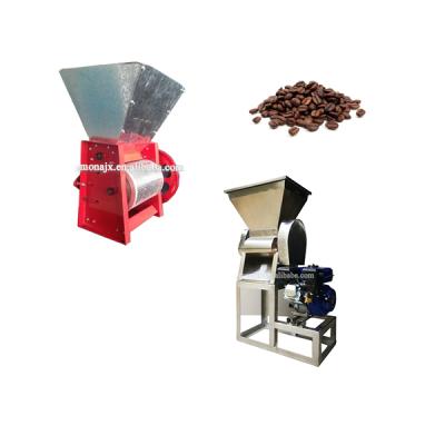 China Smooth working fresh coffee bean pulper sheller peeling thresher peeler sheller machine price for sale