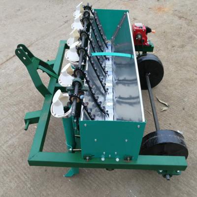 China Automatic Hand Push Gasoline Engine Garlic Planting Machine Garlic Seeder Planter for sale