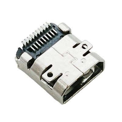 China audio & 31H Type D HD-MI Micro High Definition Multimedia Video Receptacle Plug In Female Connector For PCB for sale