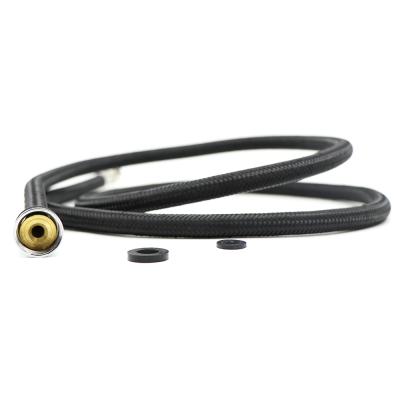 China Custom Made Bathroom Rubber EPDM Braided Nylon Hose for sale