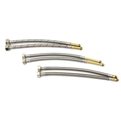 China Modern Flexible 304 Stainless Steel Metal Braided Hose For Wash Basins Inlet Hose for sale