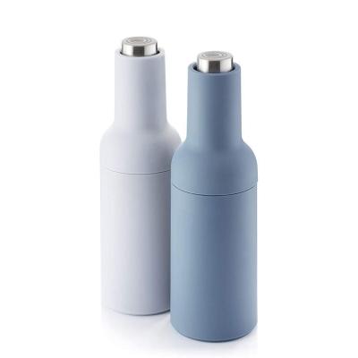 China Wholesale Viable Matte Gravity Buttery Bottle Salt Spice Mill Automatic Electric Pepper Grinder for sale