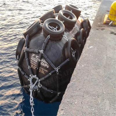 China High Quality Marine Natural Rubber Yokohama Inflatable Boat Dock Rubber Floating Fenders For Boat for sale