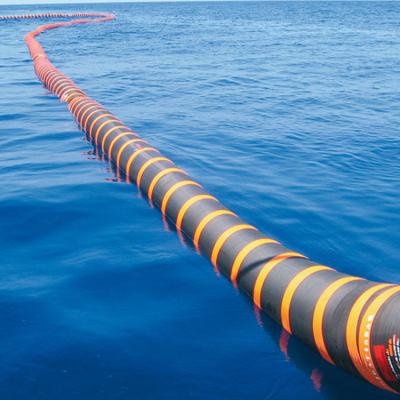 China Sand Suction Flexible Abrasion Proof Floating Solid Mining Rubber Dredging Hose for sale