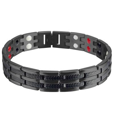 China Magnetic Bracelet Titanium Side Effects Healing Health Care Energy Balance Magnetic Bracelet for sale