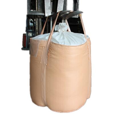 China 1000kg Japan FIBC Breathable Cubic Meter Bag Large Building Construction Waste Cememt Bulk Container Bag for sale