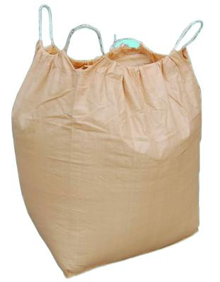 China 1000kg 1500kg Breathable Dust Proof Big Bag China Shandong Container Bag PP Super Flexible Bulk Bulk FIBC Jumbo Bag With Rope for sale