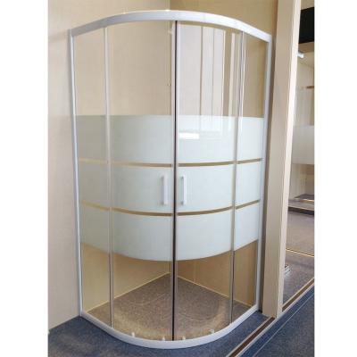 China 2020 Two Color Two Color Sliding Door Design Modern White Bathroom Shower Cheap Shower Enclosure for sale