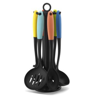 China Yangjiang viable factory, kitchen colorful nylon tool kit, kitchenware, kitchen utensil, economical and practical for sale