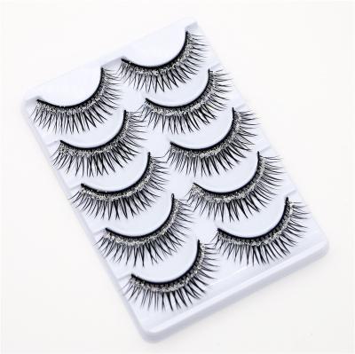 China Eyelash Glitter 3D Mink Silk Eyelash With Private Label Natural Soft Eyelash BO for sale