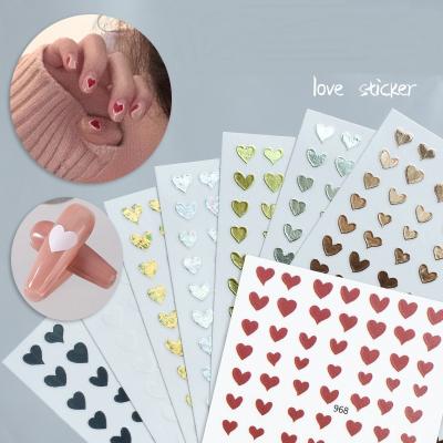 China Popular Nail Tips Nail Art Gold Stickers Fashion False Beauty Ideas 2022 New Product 2D Nails Manicure Accessories for sale