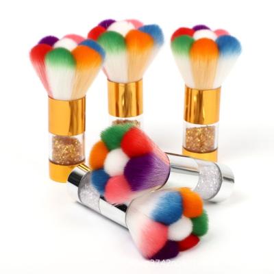 China DIY Manicure Fingernail Brush Dust Cleaning Brush Acrylic Glitter Powder Remover Loose Brushes for sale