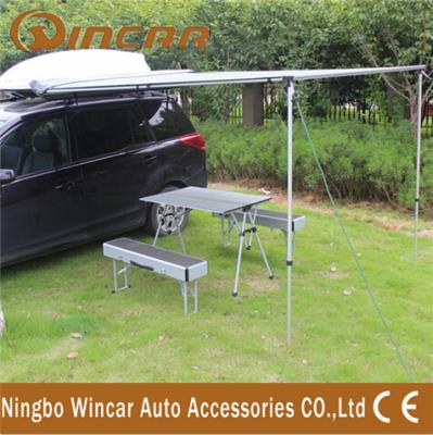 China Car Rain Tent and Awning 280G Canvas 2 x 2.5m Instant Setup Wing Side for sale