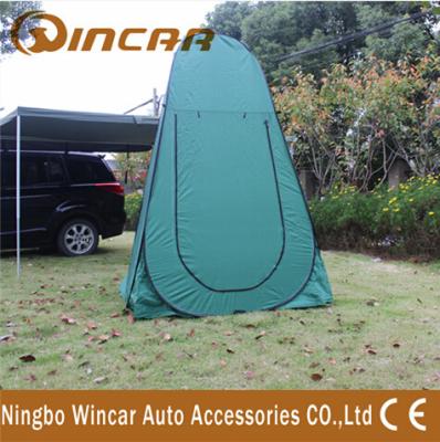 China Green / Blue Outdoor toilet shower dressing Tent and Awning of Nylon for sale