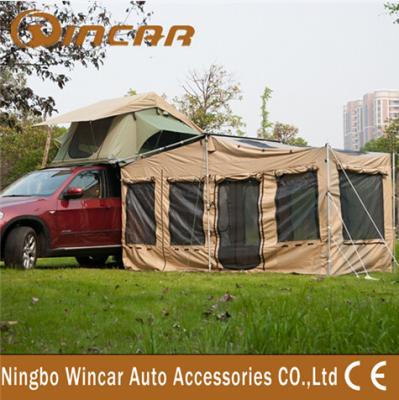 China anti-water 4 square meter Roof Top Tent , Special house dutch awning for sale