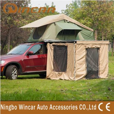 China Waterproof 2.0m x 2.5m 4WD SIDE Pullout AWNING Roof Top Tent Room for sale