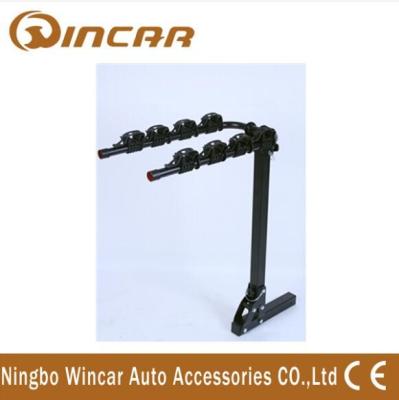 China 4 Bike Rear Mounted Car Bike Carrier Iron Hitch 50 x 50 x 3mm for sale