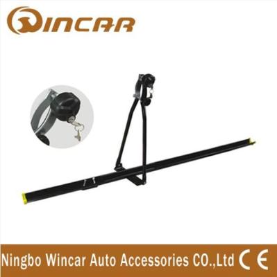 China Universal iron car Roof Bike Carrier , Professional roof mount bike rack with key for sale