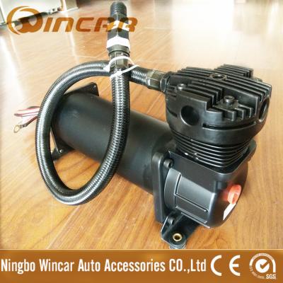 China El compresor de aire portátil negro de la suspensión 12V del color para el CE de los neumáticos de coche aprobó en venta