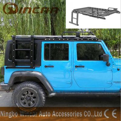 China Het Dakrekken Alininum van de bagageauto/Staalmateriaal voor Jk-Jeep Wrangler Te koop