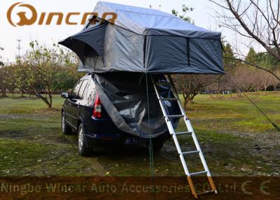 China Grey Overland Hard Top Roof Top Tent 5 Sizes For Camping , Roof Box Tent for sale