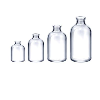 China Molded Injection Product Packaging Sterile Clear Small Glass Vial For Pharmaceutical And Veterial Injection Packaging for sale