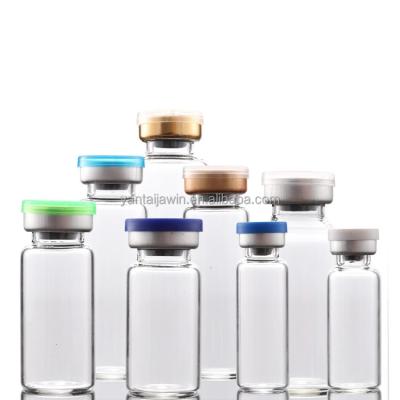 China Packaging empty pharmaceutical and cosmetic pharmaceutical and cosmetic injection 10ml 15ml 20ml injectable clear glass vials of steriods for sale