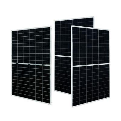 China Home System Solar Double-Glass Solar Panel 9BB Half Bifacial Cell Customized Wholesale BIPV Factory Price for sale