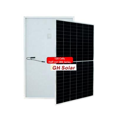 China 15A 9BB PERC MONO Cells 400W/40V Half Best Solar Panel Stock In Europe Germany Poland Hungary Italy for sale