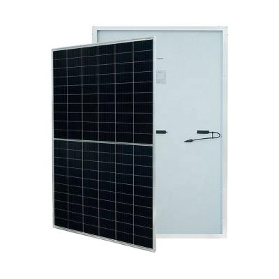 China 15A Half Cut 9BB 120 Cell PV Solar Panel 350W/34V Perc Monocrystalline Bifacial Double Glass BIPV for sale