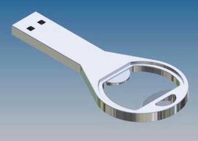 China Mutlifunctional-Metallflaschen-Öffner USB-Blitz-Antriebs-Schlüsselring als Unternehmensgeschenke zu verkaufen