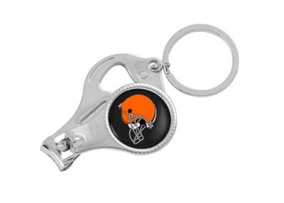 China Metal Promotional Nail Clippers / Nail Cutter With Bottle Opener And Printed Logo for sale