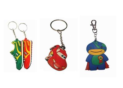 Cina PVC di gomma promozionale adorabile Keychain di abitudine degli oggetti rispettoso dell'ambiente in vendita