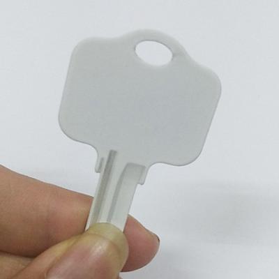 China Big Head Dye Sublimation Ready House Key Blanks With Sublimation Coating for sale