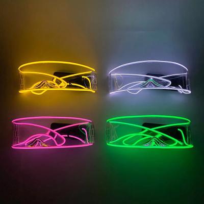 China Fashional Wireless Led Sunglasses Led Light High Glasses Party Led Sunglass for sale