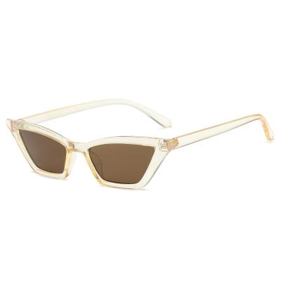 China 2021 Fashional Cat Eye Sunglasses Bamboo Rimless Sunglasses Adult Size for sale