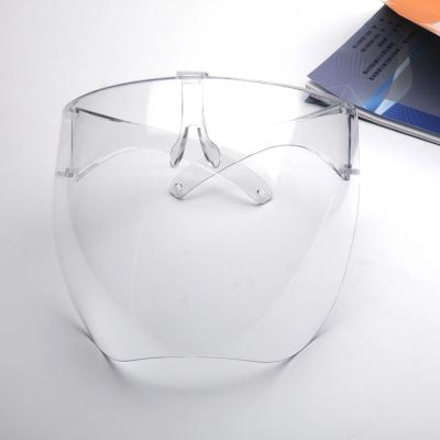 China Pollution Prevention Plastic Reusable Clear Anti-fog Transparent Face Shield Mask For Adult for sale