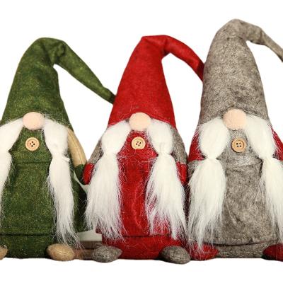 China 2021 Cloth Merry Christmas Decoration Supplies Kids Gifts Christmas Gnome Plush Faceless Doll for sale