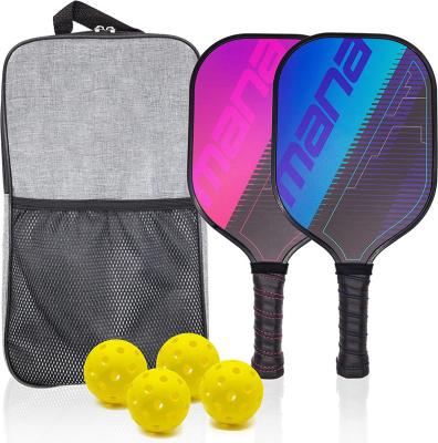 China PP+China Factory Price Carbon Fiber Pickleball Paddles Graphite Face And Honeycomb Polymer Core For A Quiet And Lightweight Pickleball Racket for sale