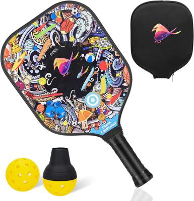 China PP+Carbon Fiber Pickleball Paddles Lightweight Graphite Pickleball Racket Carbon Fiber Surface,Ergonomically Designed Comfortable Grip for sale