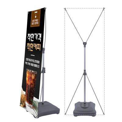 China 2019 New Modern Attractive Water Base Aluminum Outdoor Advertising Size 60 X 160 Cm 80 X 180 Cm X Banner Stand for sale