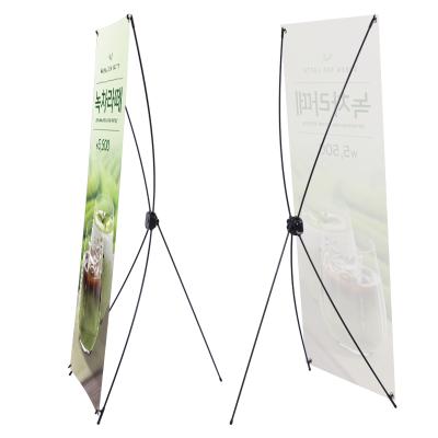 China Classic Folding Black Size 60 x 160cm 80 x 180cm Indoor High Quality Hot Sale Gear Advertising X Banner Stand for sale