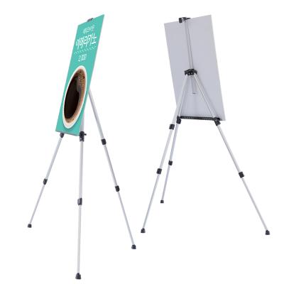 China Painting Easel Telescoping Metal Aluminum Portable Tripod Portable Easel for sale