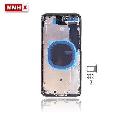 China New Home Aluminum/Aluminum Alloy For iPhone 8Plus Battery Back Cover With Side Chassis+Button+SIM Card Tray Middle View for sale