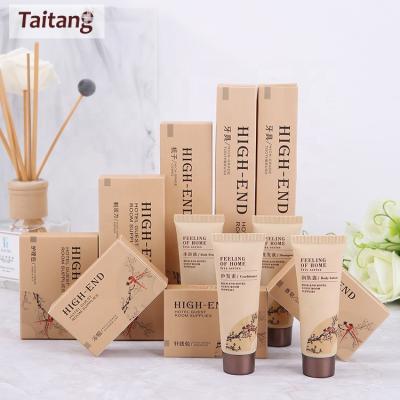 China Displacement Soaps and Luxury Hotel Spa Home Toiletries Wholesale Disposable Hotel Toiletries Set for sale