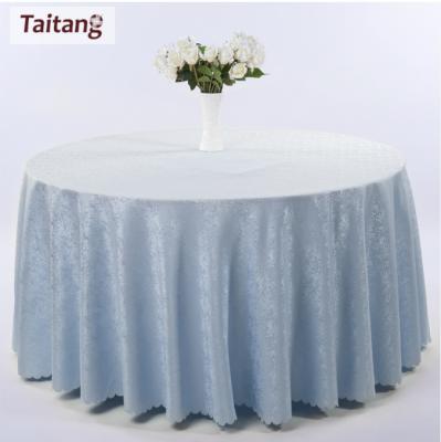 China Wholesale Oilproof Restaurant Wedding Table Cloths / Polyester Banquet Linen Table Cloth for sale