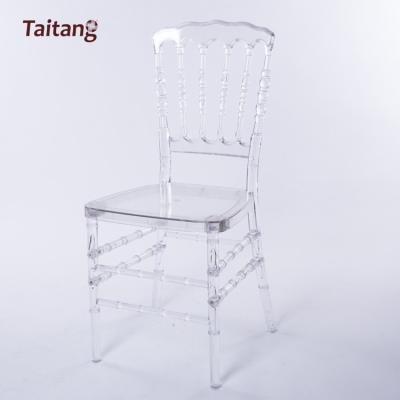 China Design Hotel Chair Clear Acrylic Napoleon Chair New for sale