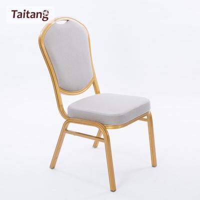 China Hotel Chair Highest Quality Price Steel Gray Aluminum Banquet Chair for sale